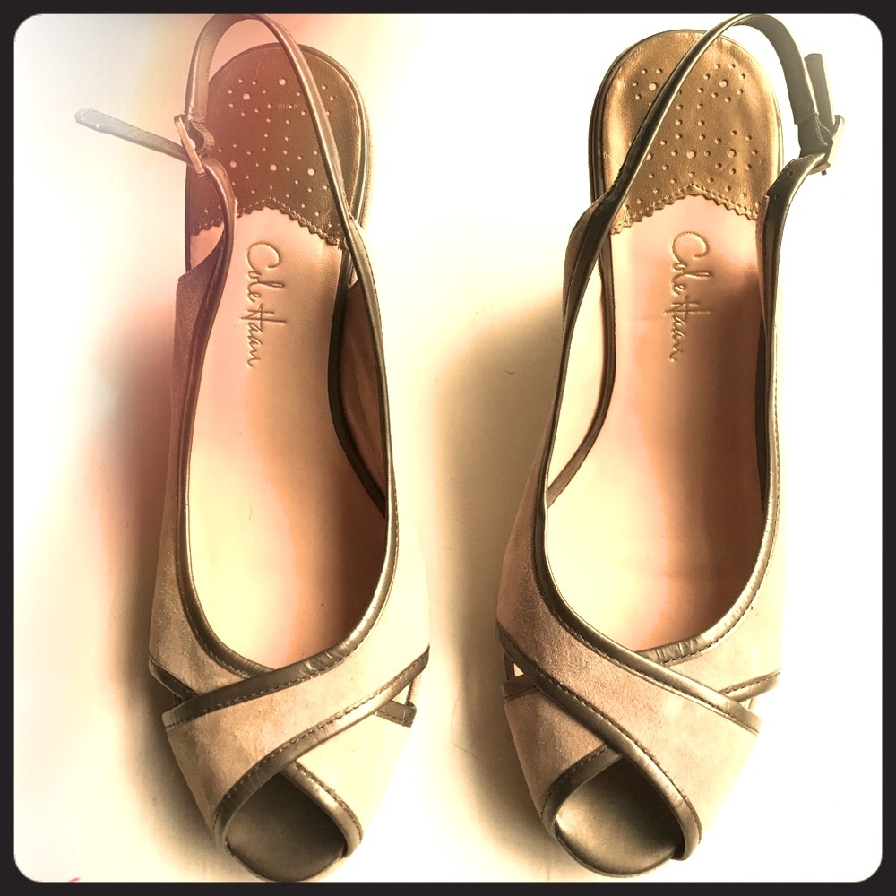 Cole Hann Nike Air Suede wedges